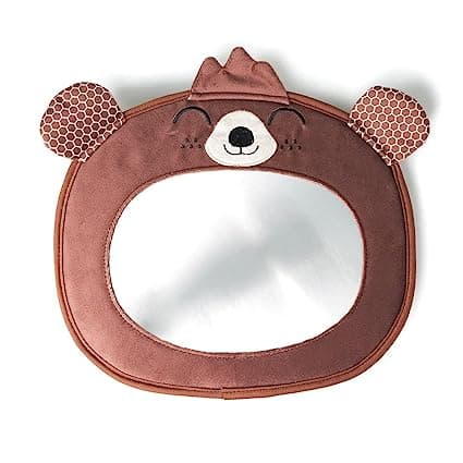 Easy View Bear Character Baby Car Mirror