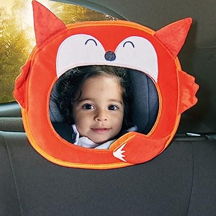 Easy View Fox Character Baby Car Mirror