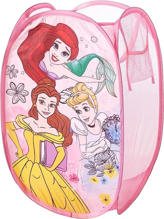 Princess Pop Up Hamper with Durable Handles