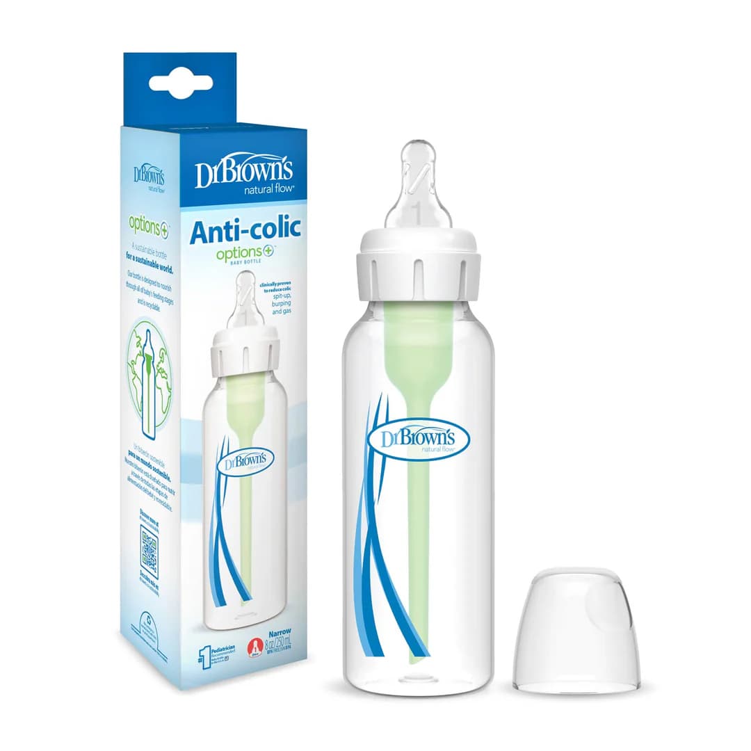 Natural Flow Anti-Colic Options Narrow Baby Bottles