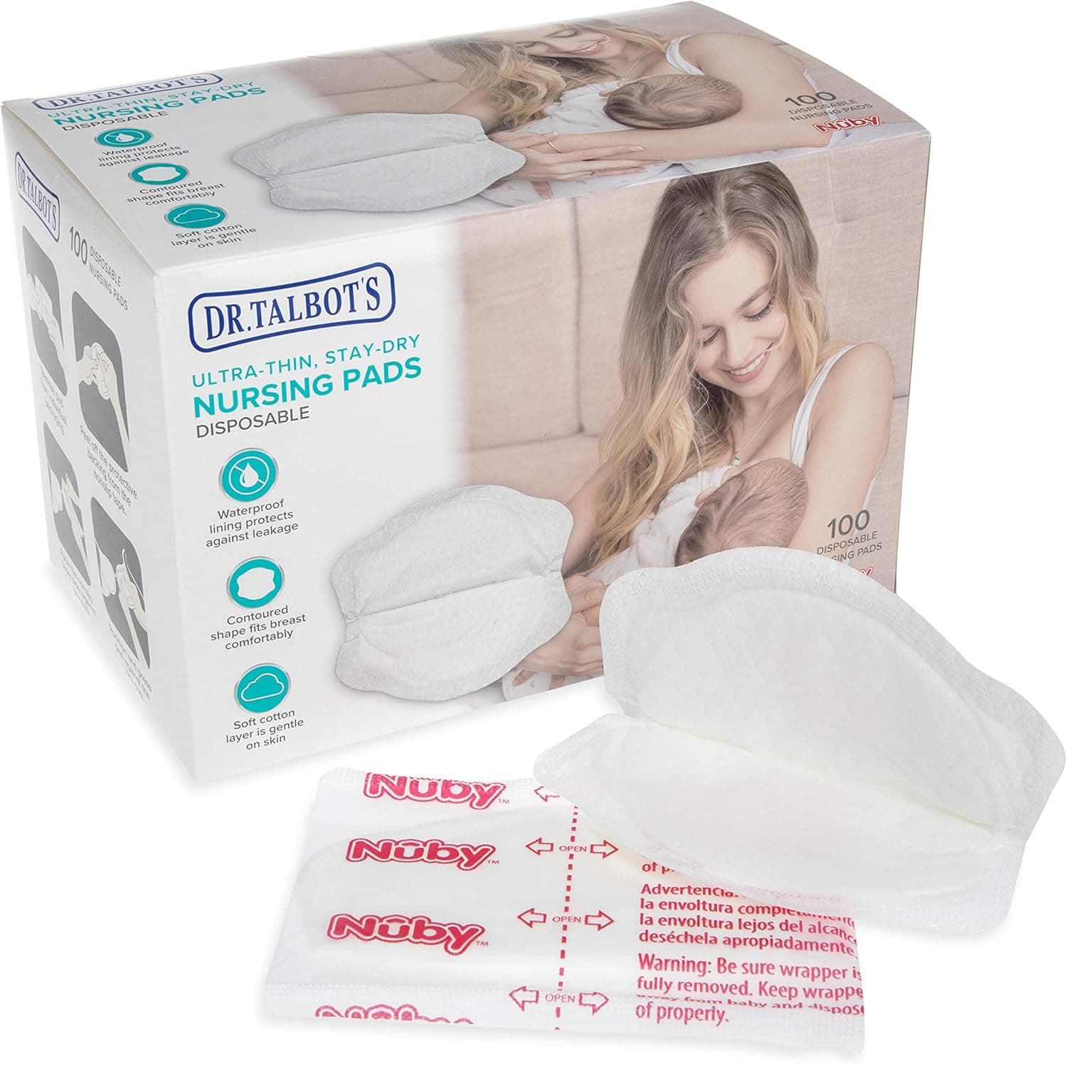 Talbot's 100 Pack Ultra-Thin Disposable Nursing Pads