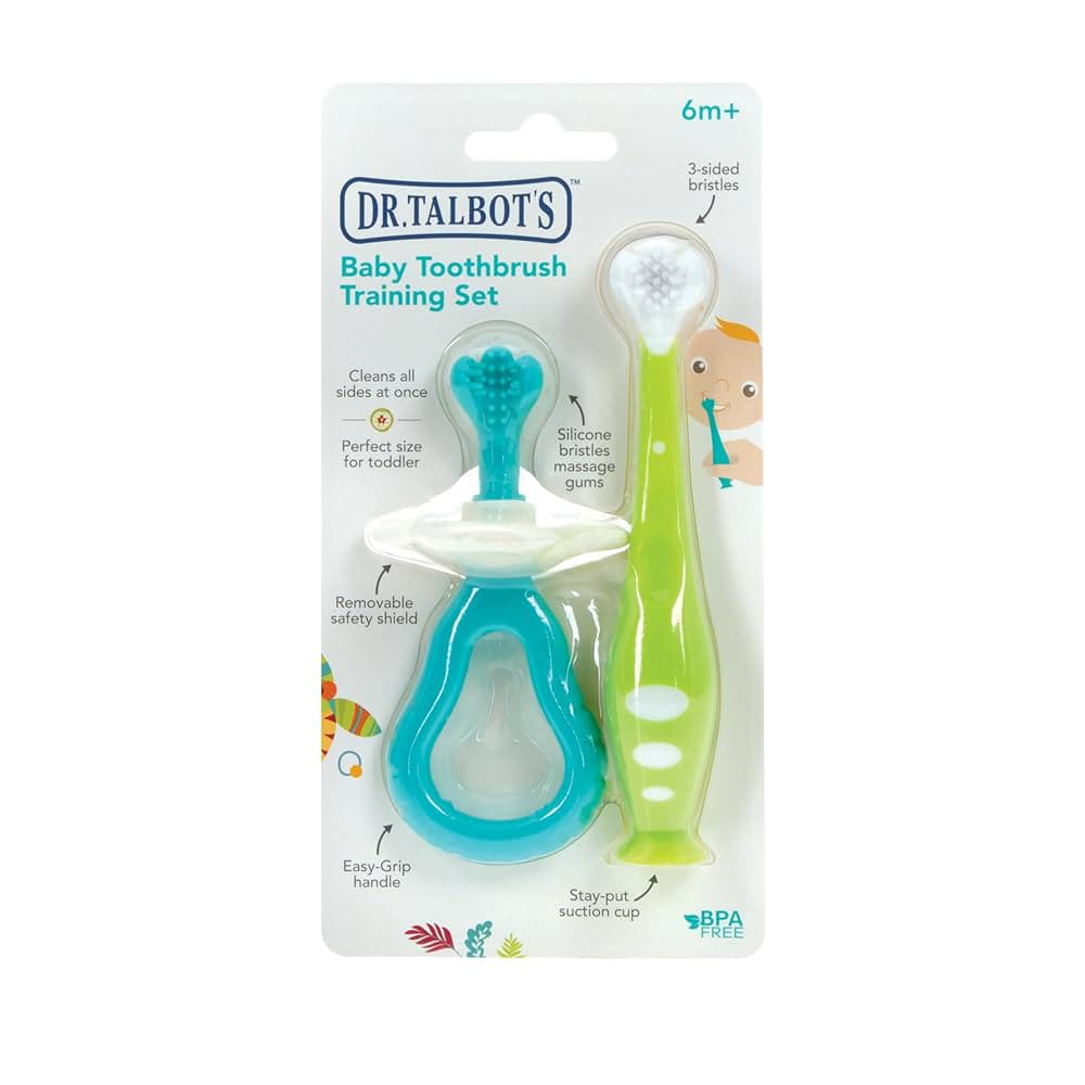 Talbot's 2 Piece Baby Toothbrush Training Set