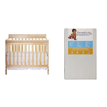 On Me Aden 4-in-1 Convertible Mini Crib