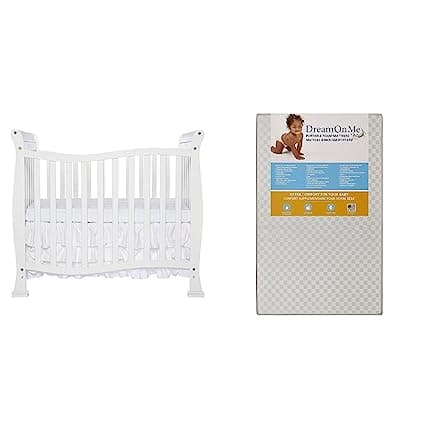 On Me Violet 4 in 1 Convertible Mini Crib