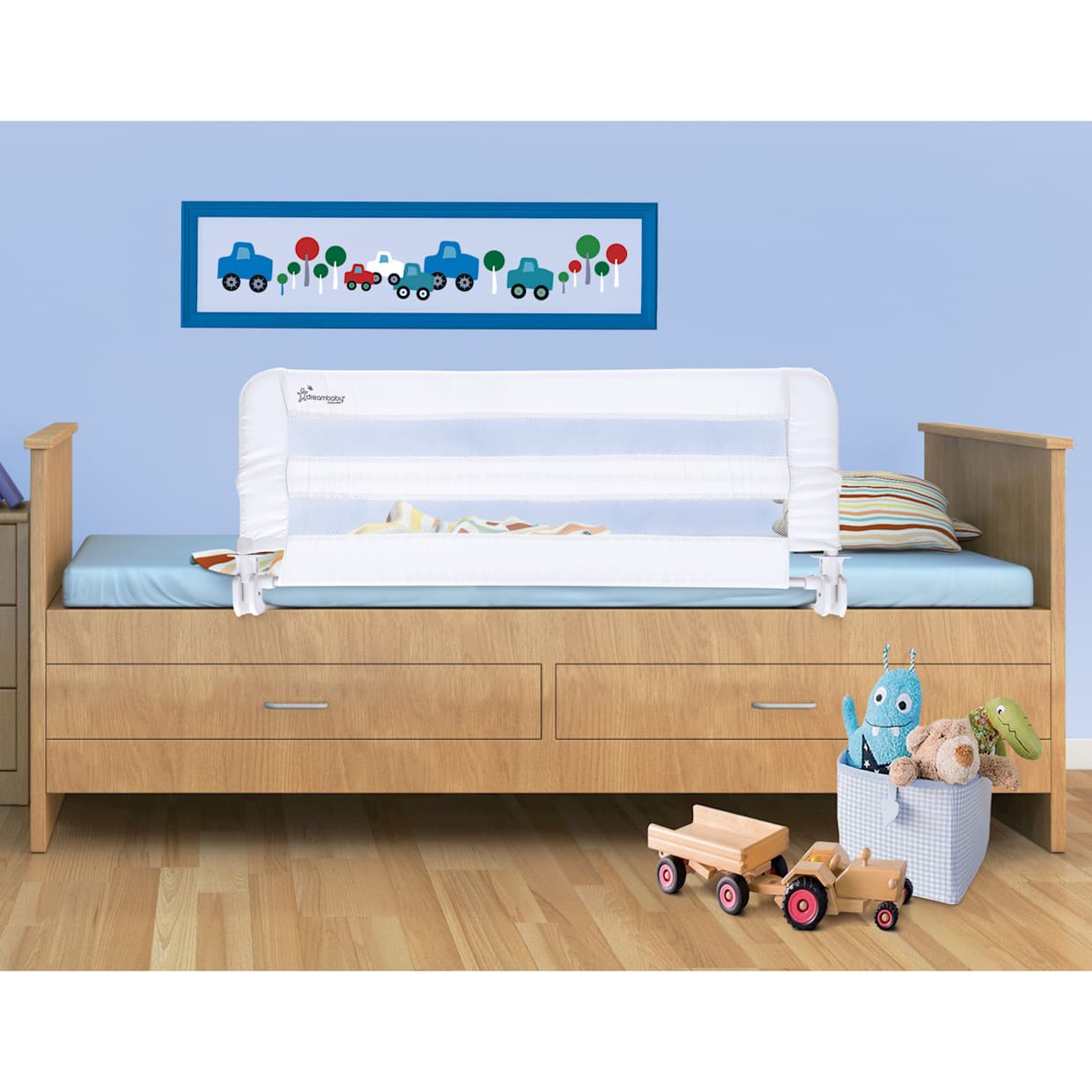 Savoy Fold Down Bed Rail for Boxspring Beds