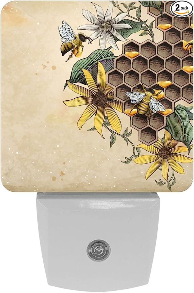 Retro Honey Bee Night Lights