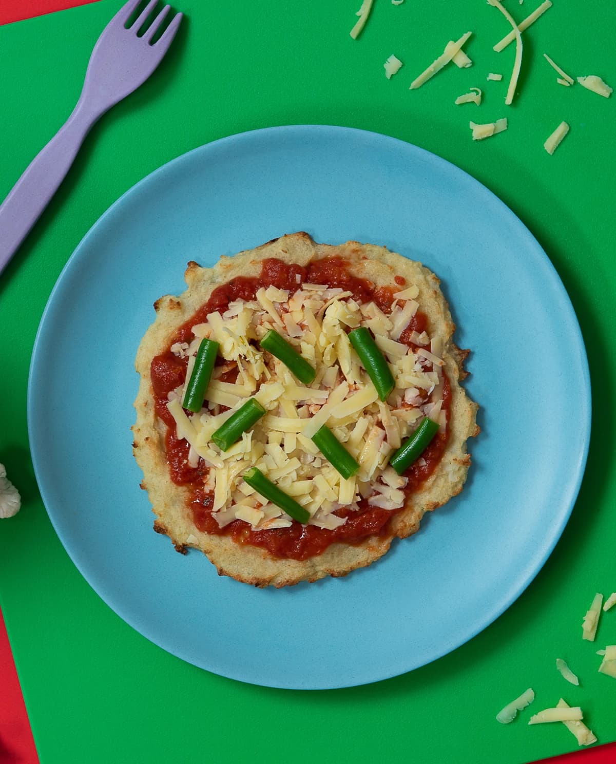Dinner Fluffy Cauliflower Pizzas