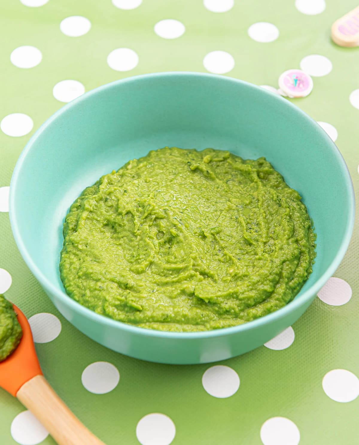 Lunch, Dinner Peas, Avocado + Basil Puree Recipe