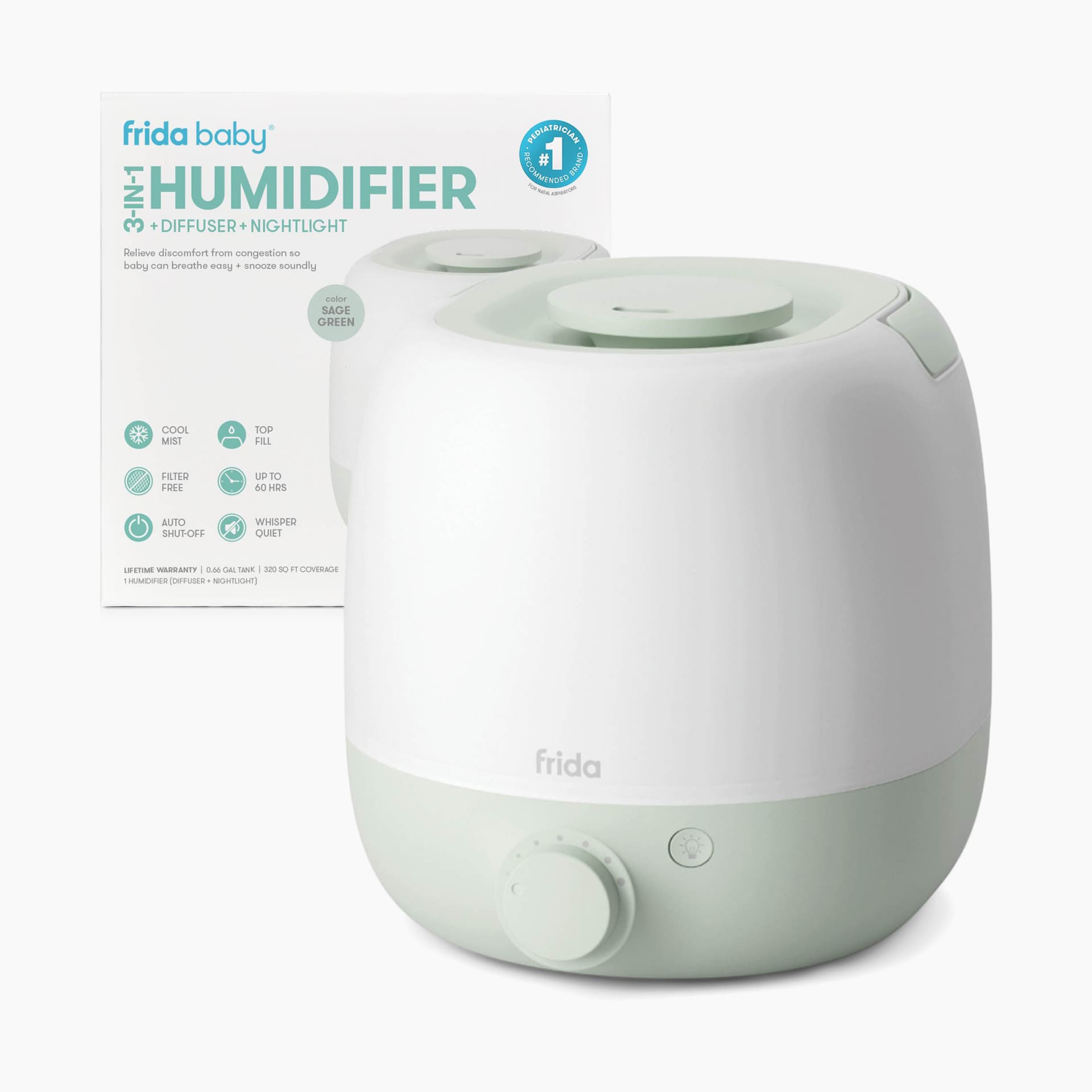 x Babylist 3-in-1 Humidifier, Diffuser & Nightlight