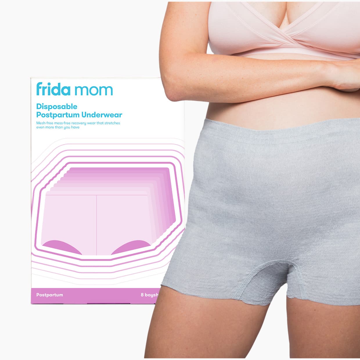 High Waisted Disposable Postpartum Underwear