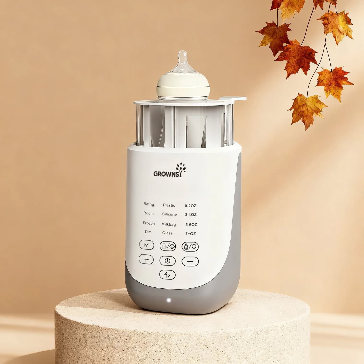 10-in-1 Fast Baby Bottle Warmer with Smart Auto-Lift