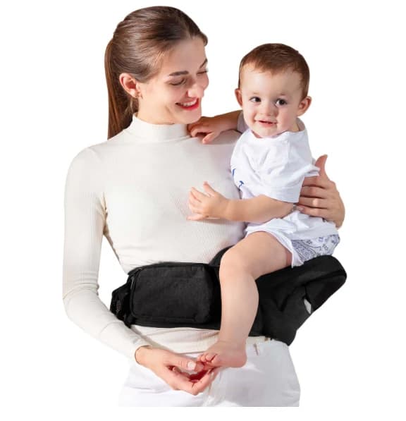 Ergonomic Baby Hip Seat Carrier, Adjustable Waistband
