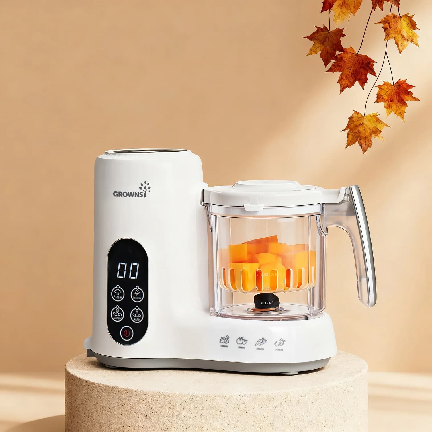 NEW Grownsy NutriChef Baby Food Maker