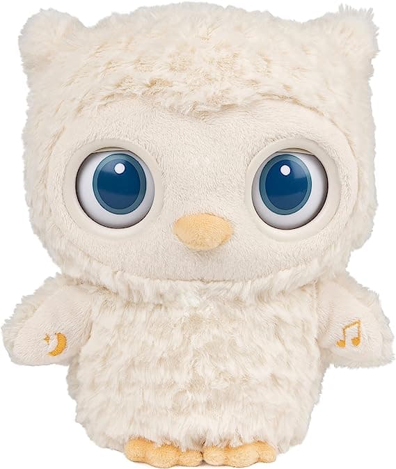 Baby Sleepy Eyes Owl Bedtime Soother Plush Owl Stuffed Animal Night Light
