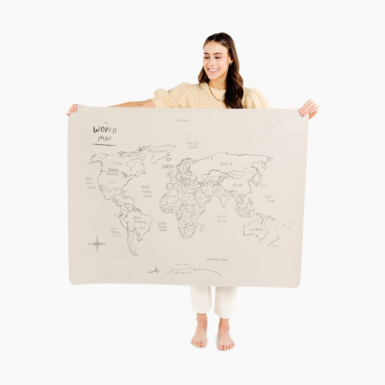 Map Tapestry Play Mat & Wall Hanging