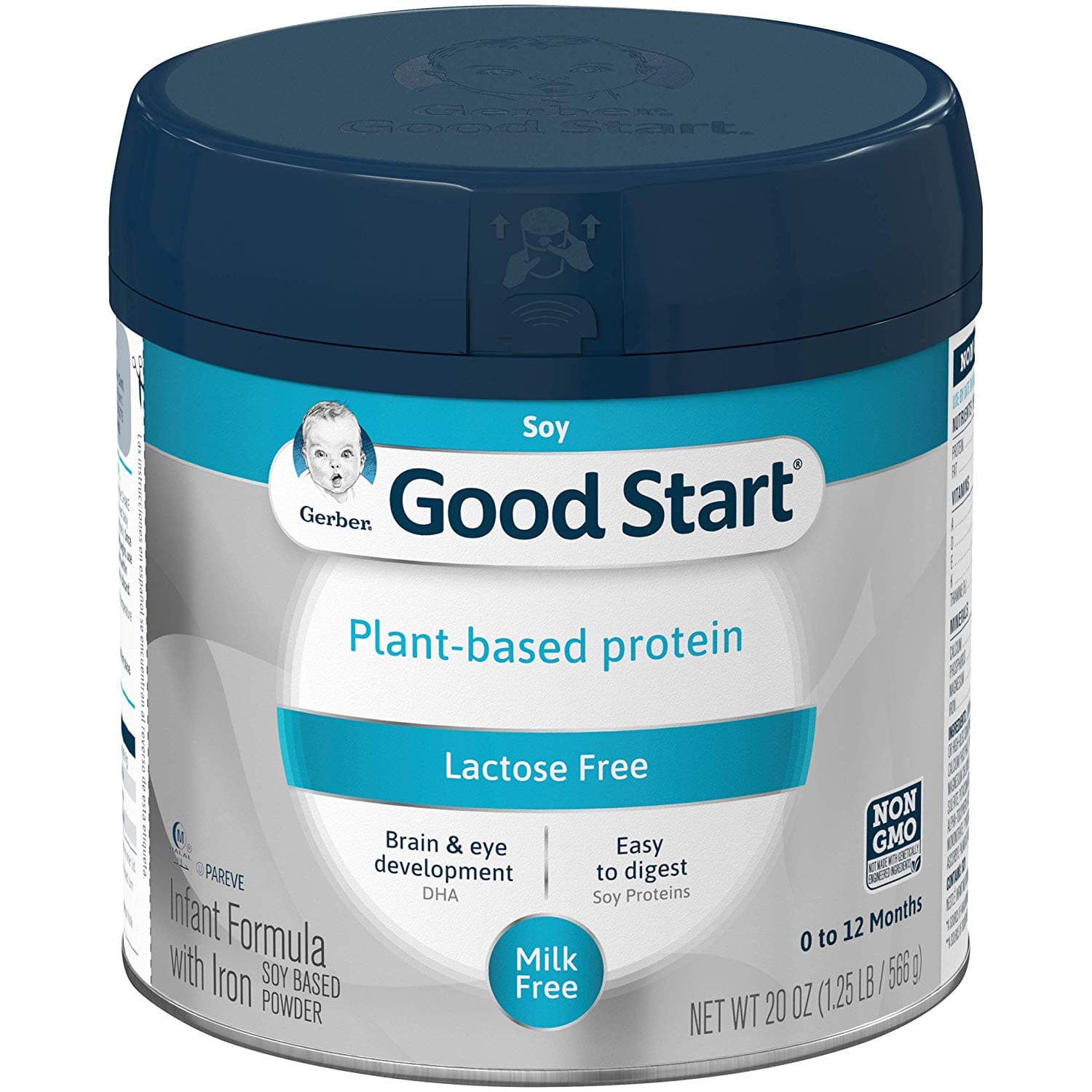 Good Start Plant Based Protein Lactose Free Non-GMO Powder Infant Formula