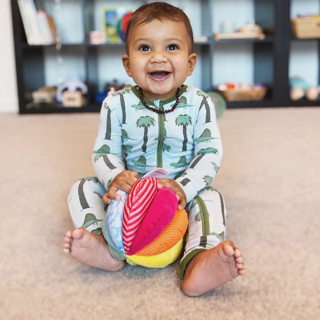 Rainbow Fabric Ball