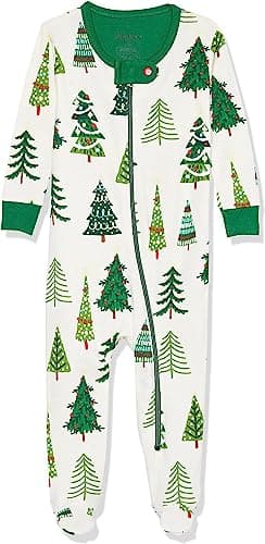 Baby Girls' Organic Cotton Footed Sleeper Pajama