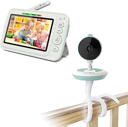 of Tafiti 5 Inch 720P HD Low EMF Baby Monitor