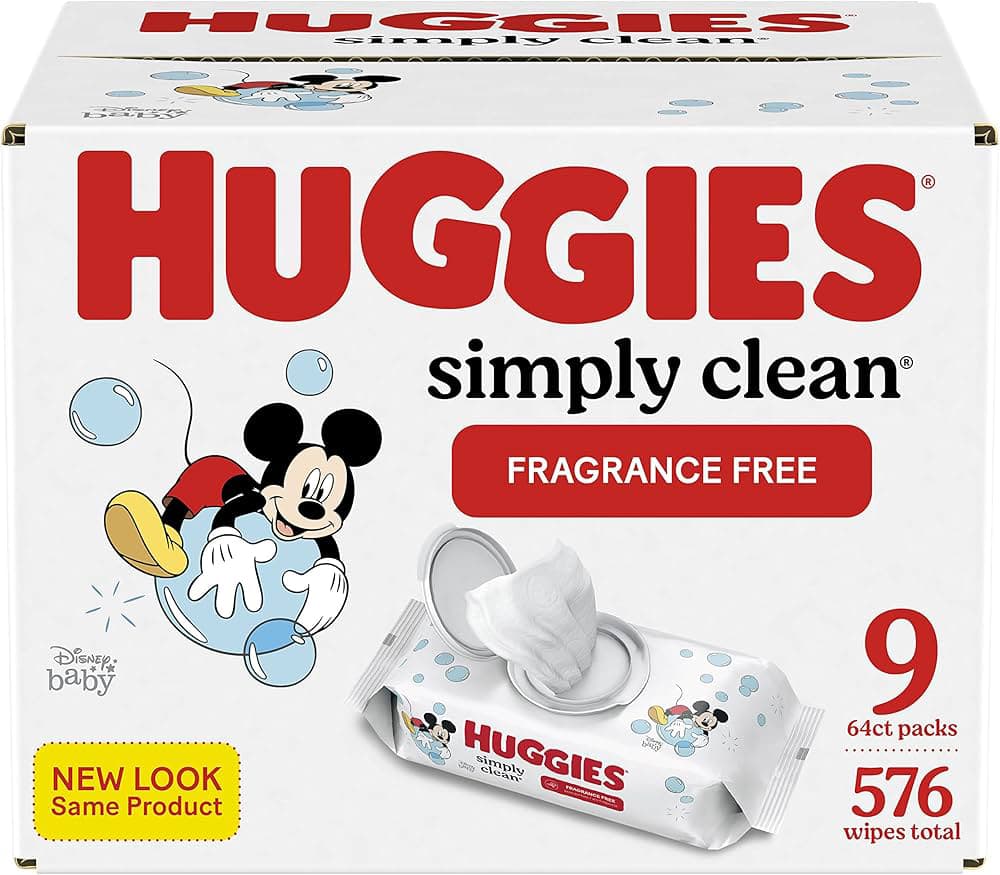 Simply Clean Unscented Wipes