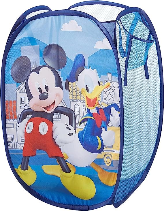 Nuova Disney Mickey Mouse Pop Up Laundry Storage Hamper