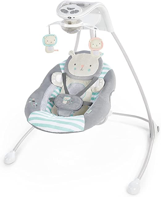 InLighten 6-Speed Foldable Baby Swing
