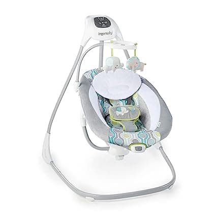 SimpleComfort Lightweight Multi-Direction Compact Baby Swing