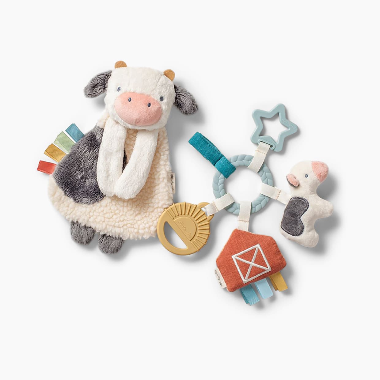 Plush Lovey & Teething Activity Toy Gift Set