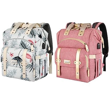 Diaper bag backpack for mom dad