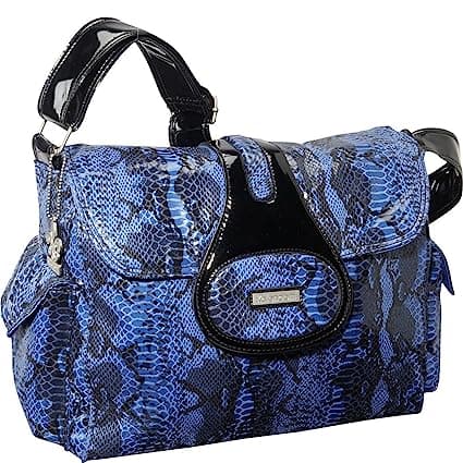 Diaper Bag Elite Python Delph Blue