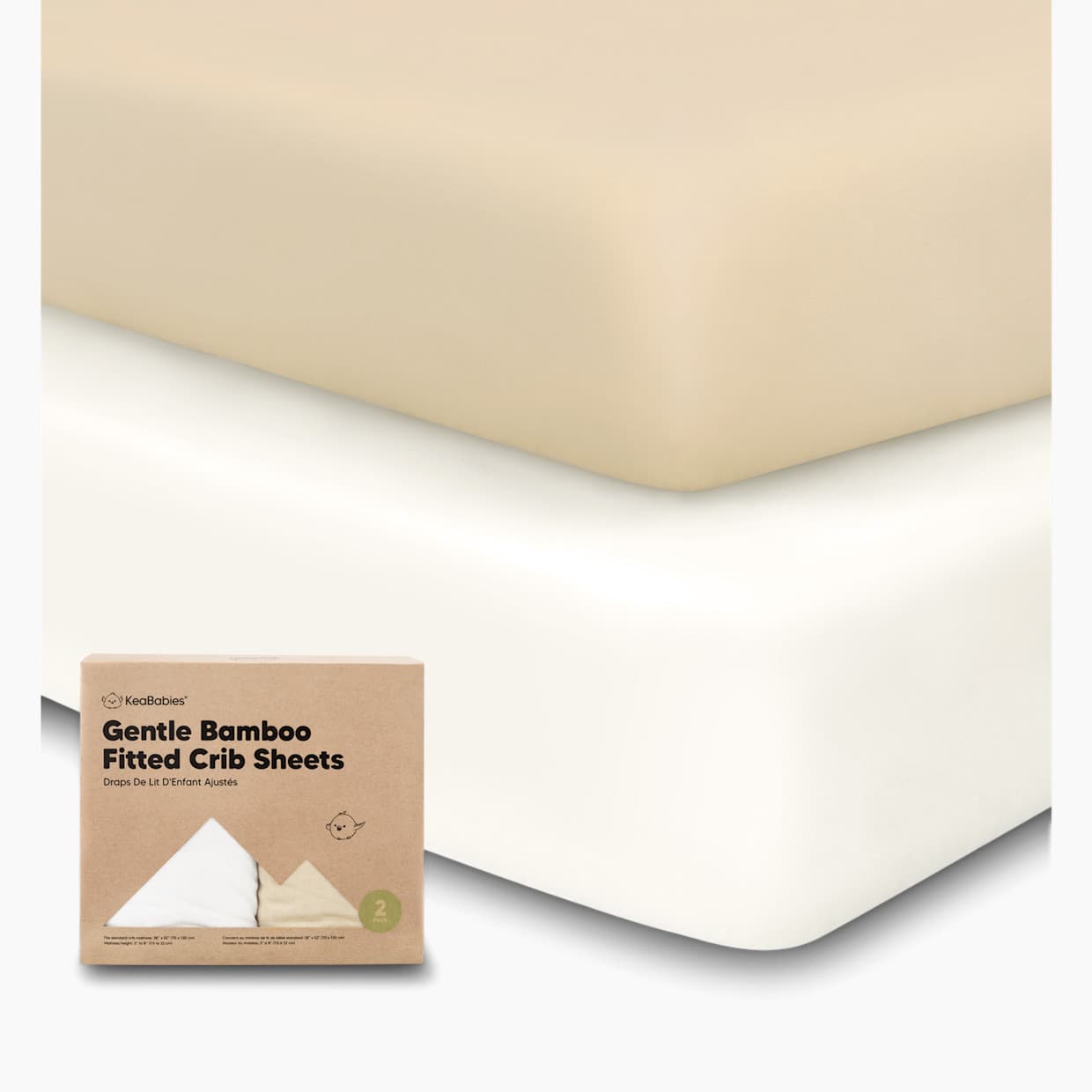 Isla Bamboo Viscose Fitted Crib Sheets