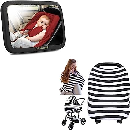 Large Shatterproof Baby Car Mirror