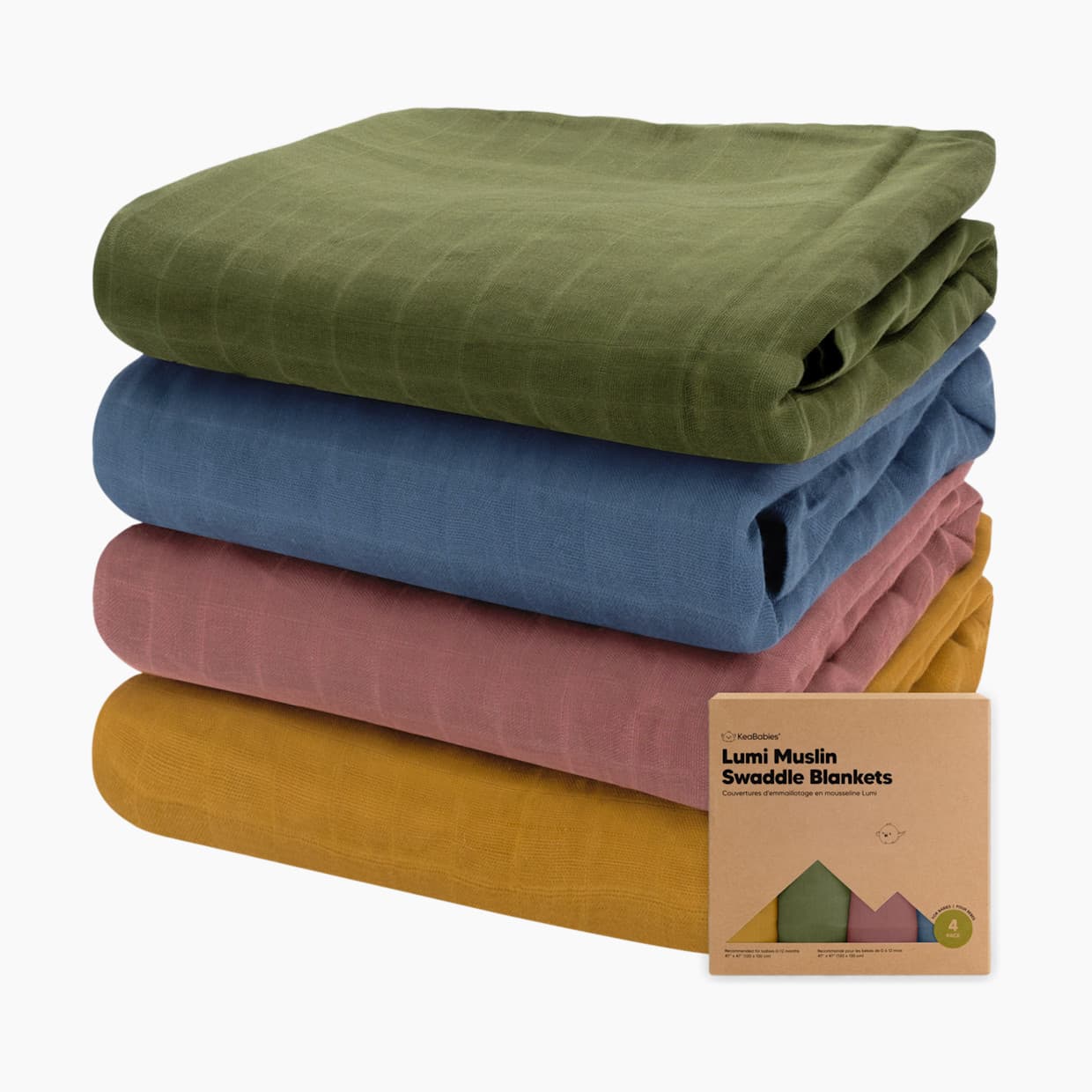 Lumi Muslin Swaddle Blankets