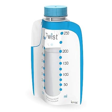 Twist Pouch Direct-Pump Direct-Feed Twist Cap Breast Milk Storage Bag