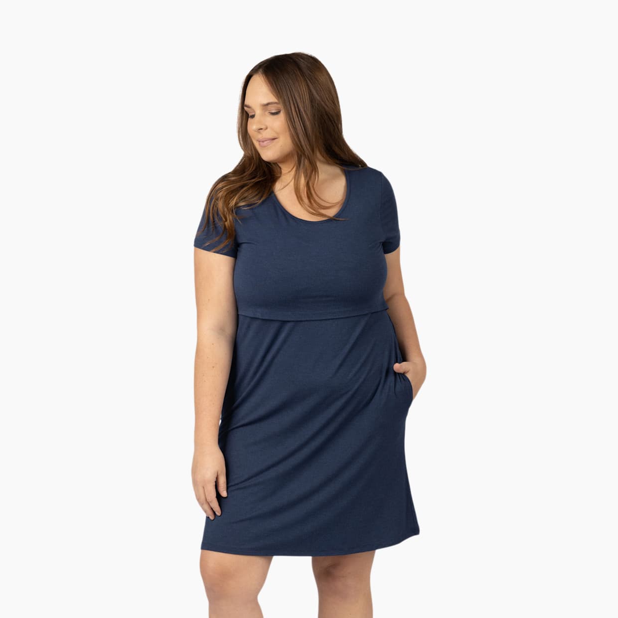 Eleanora Maternity and Nursing Lounge Dress