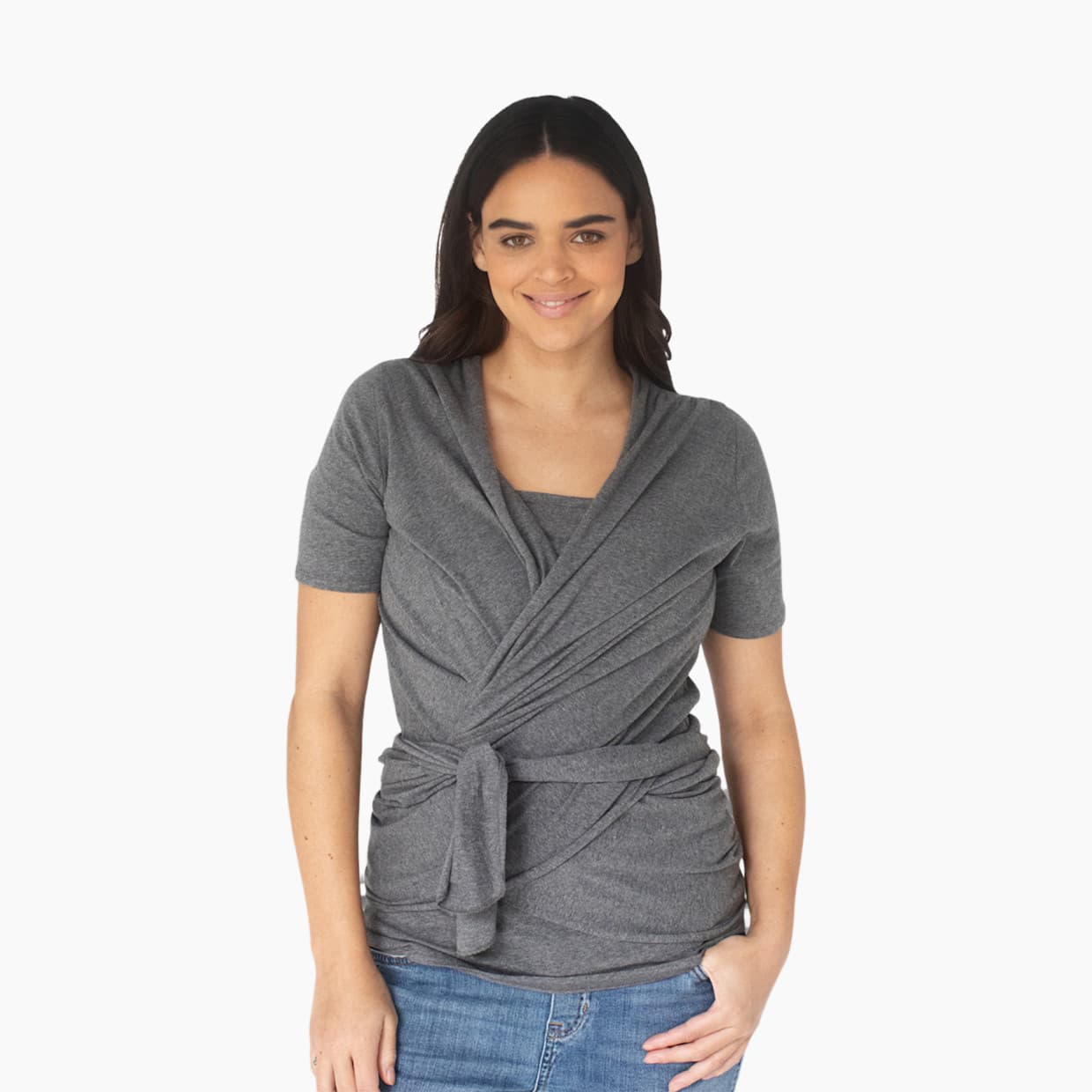 Organic Cotton Skin to Skin Wrap Top