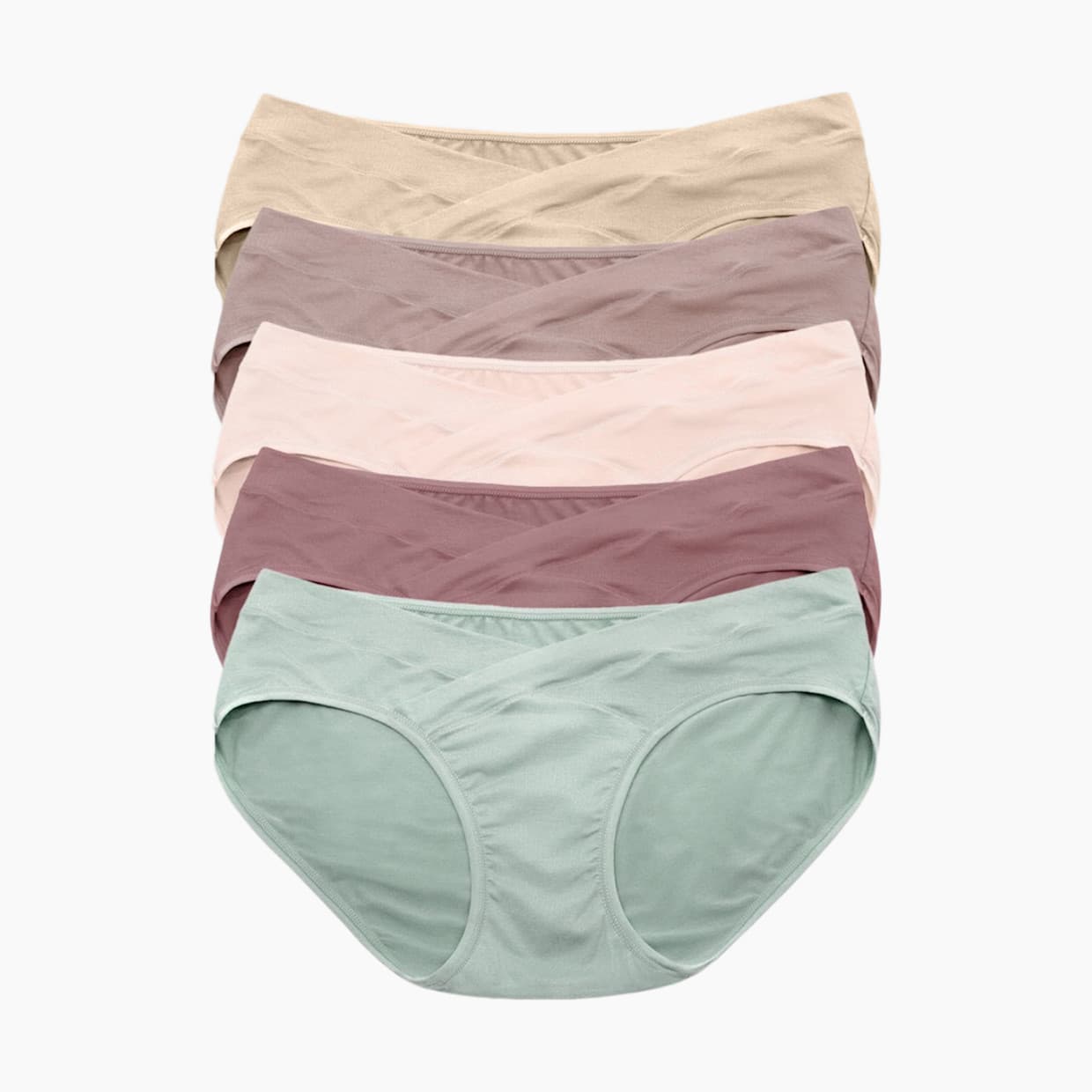 Under-the-Bump Maternity Bikini Underwear (5-Pack)