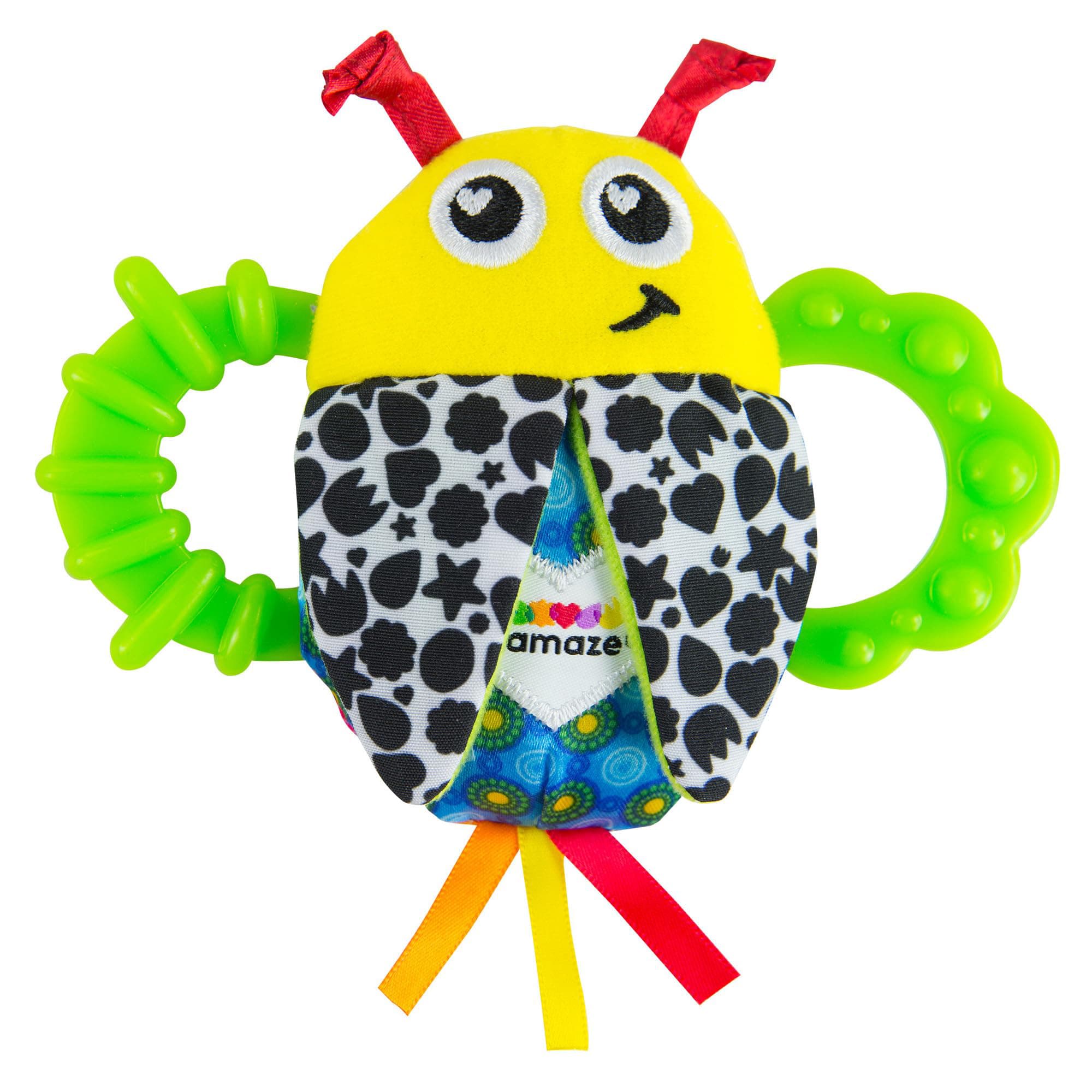 Bitty Bite Bug Rattle 4.5 Inch