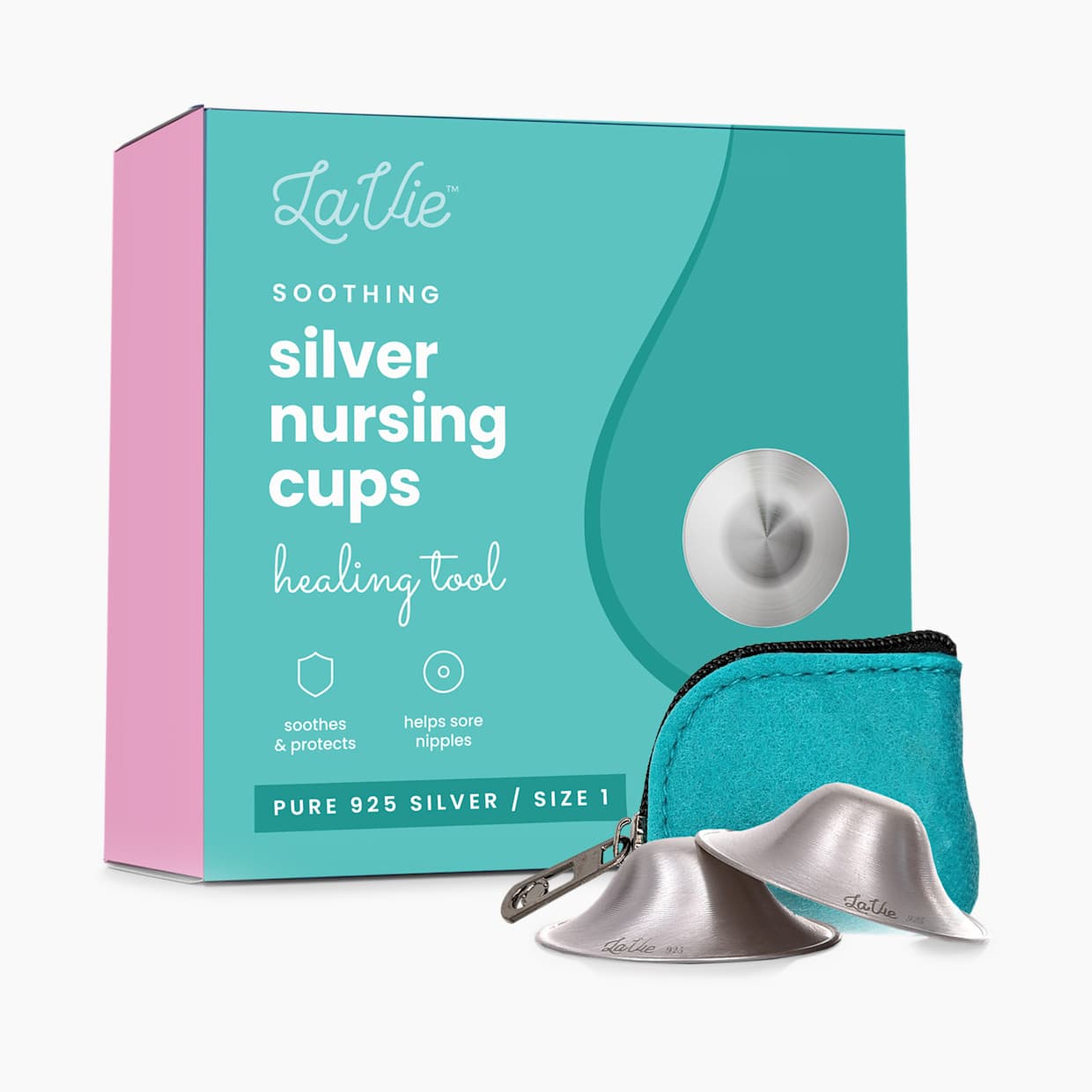 Silver Nursing Cup Set