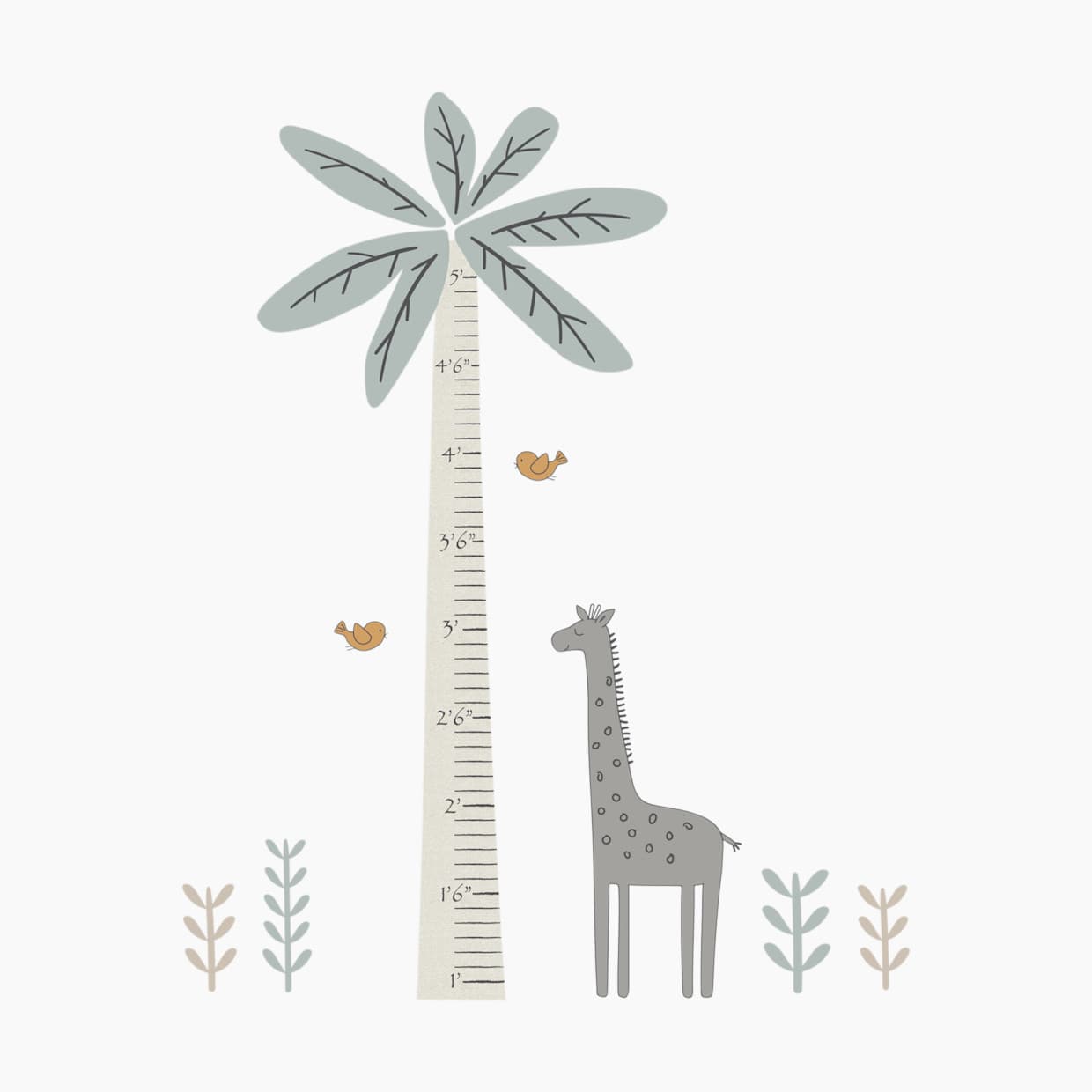 Growth Chart Wall Decal