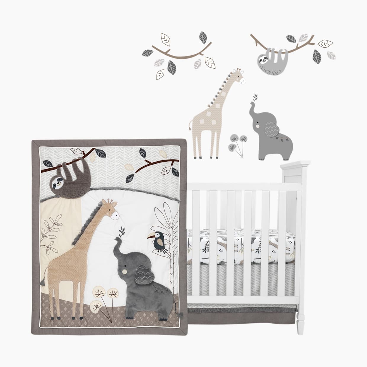4-Piece Crib Bedding Set