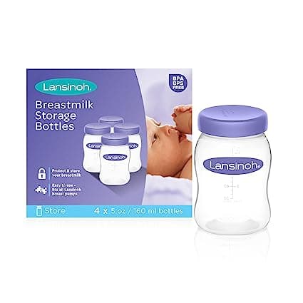 Breastmilk Storage Breast Pump Bottles 4 Count