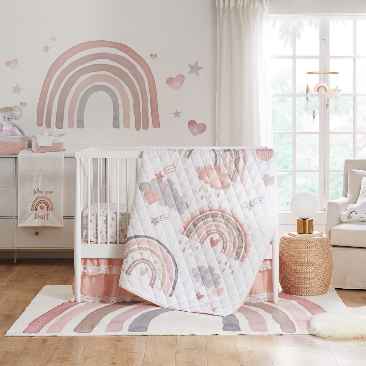 4-Piece Crib Bedding Set