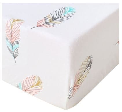 Cotton Feather Crib Sheet
