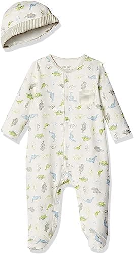 Me Baby Boys Footie and Cap Set