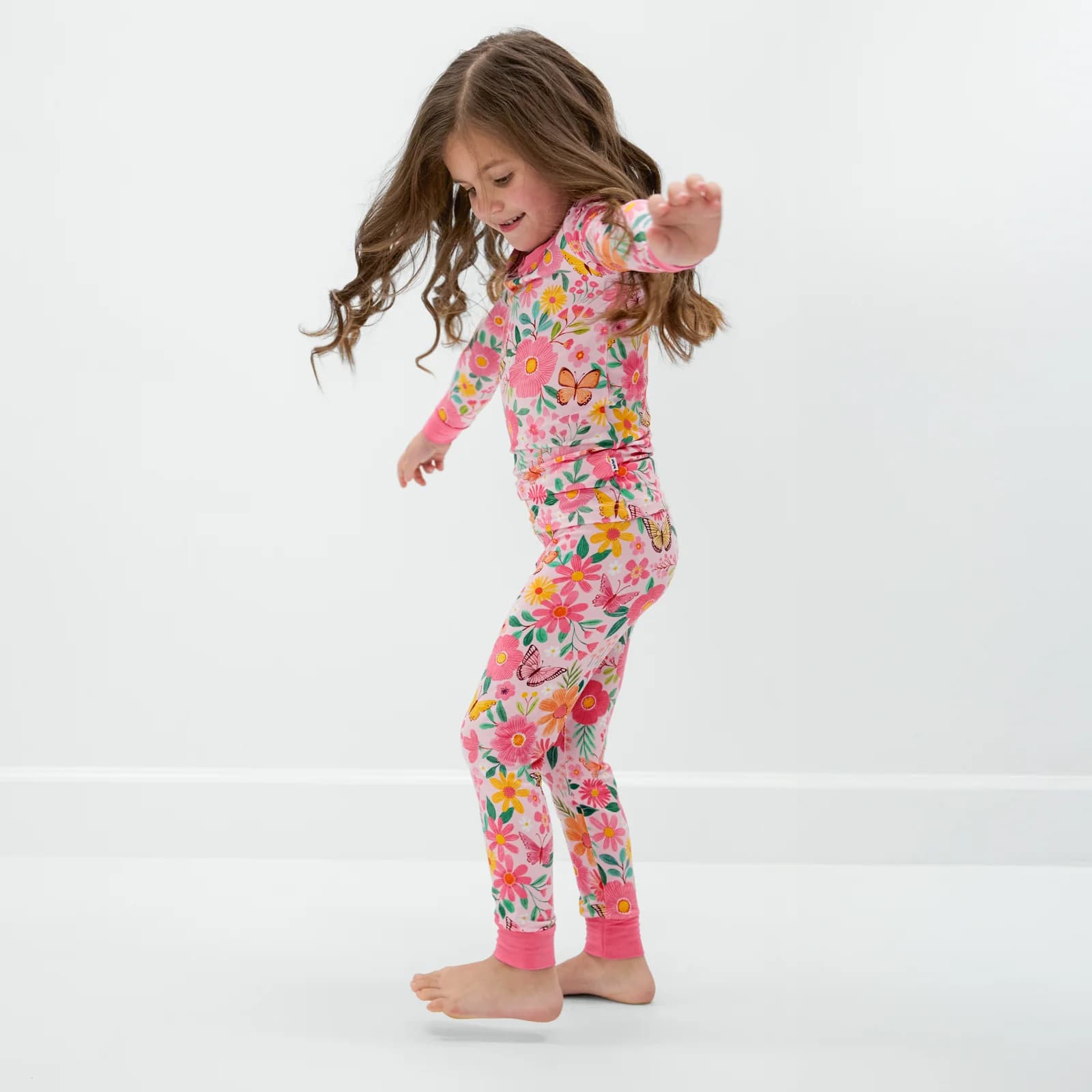Butterfly Blooms Two-Piece Pajama Set