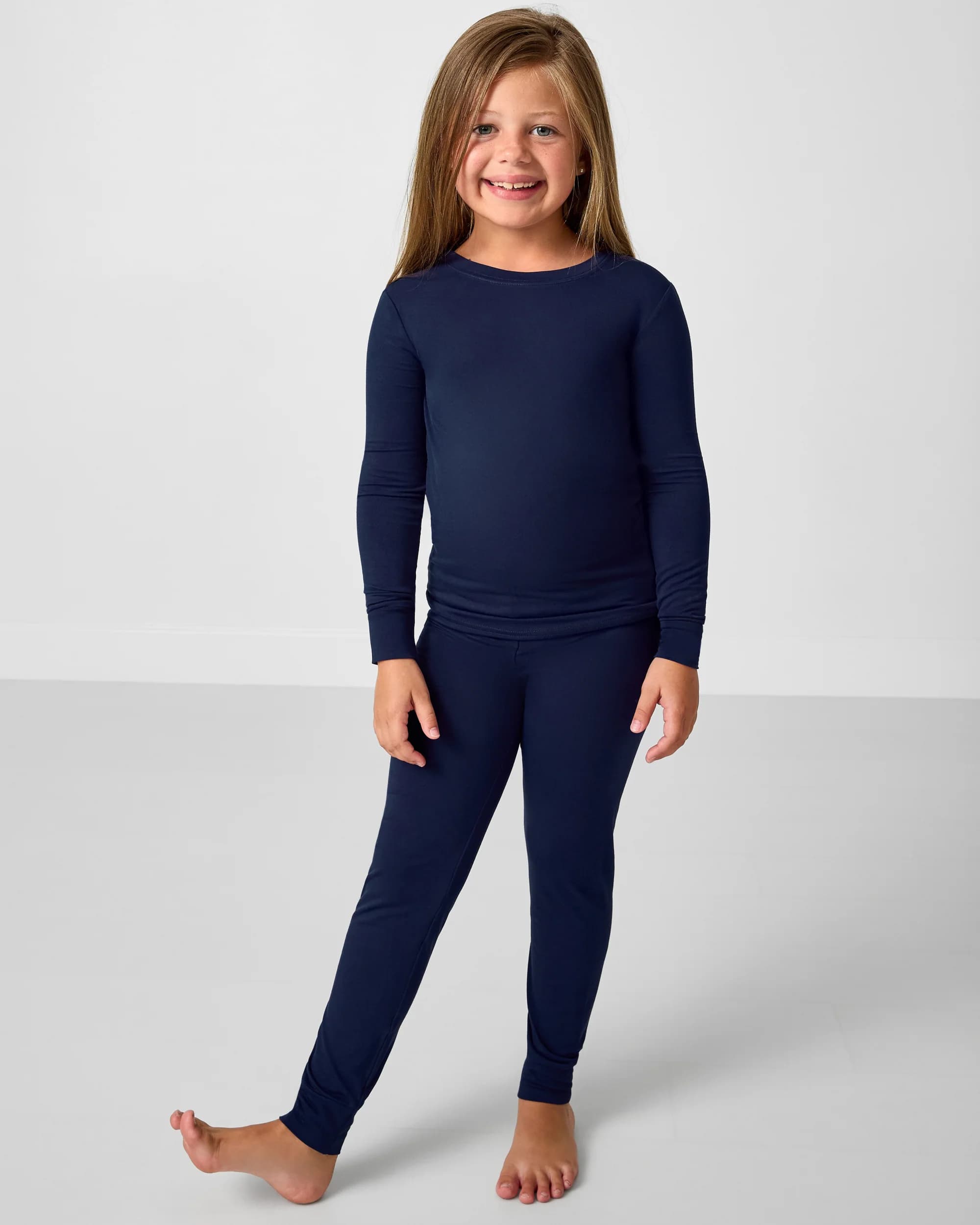 Classic Navy Two-Piece Pajama Set