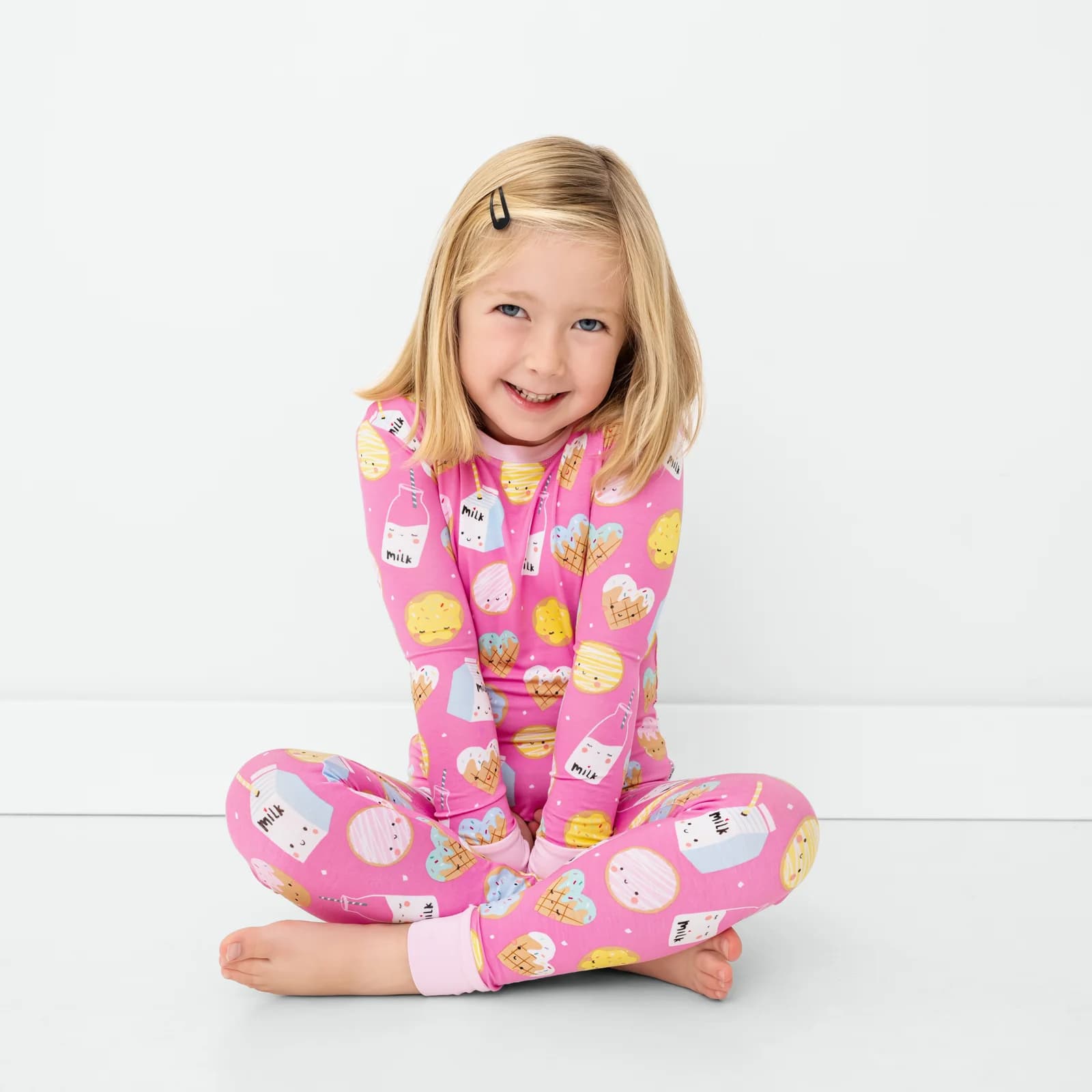 Cookies & Milk Two-Piece Pajama Set
