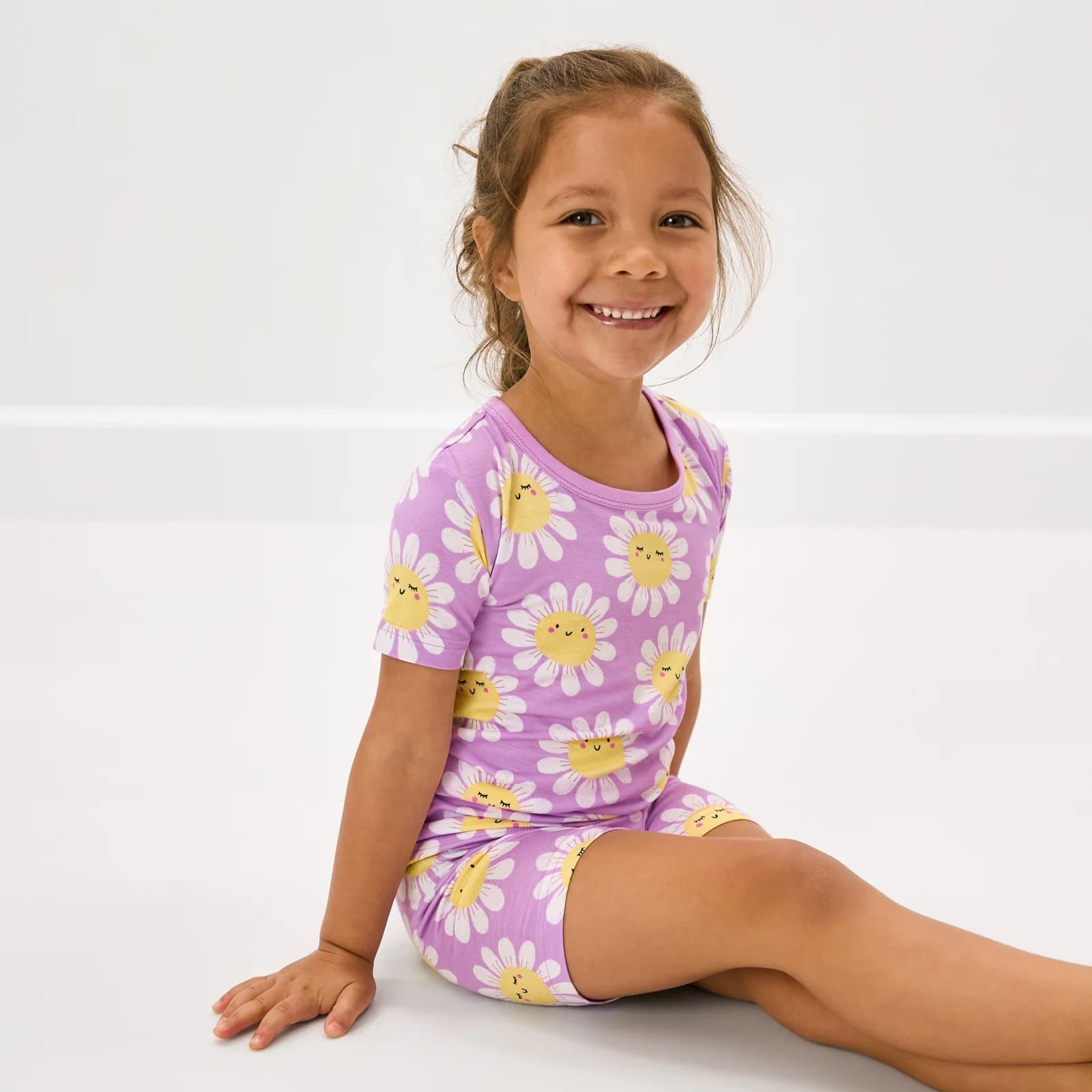 Flower Power Two-Piece Pajama Set