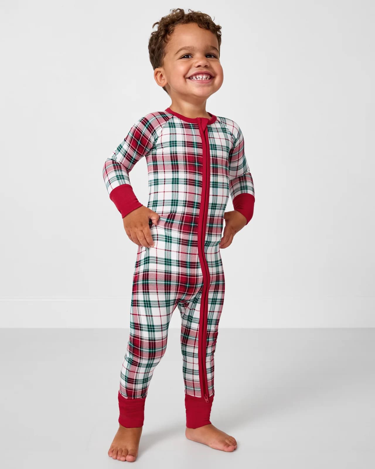 Holly Plaid Zippy